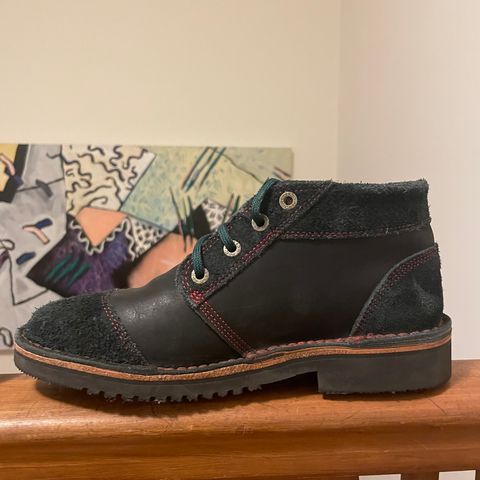 Jim Green Turbo Vellie in Black Full Grain