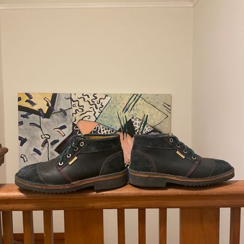 Jim Green Turbo Vellie in Black Full Grain