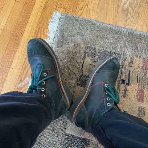Jim Green Turbo Vellie in Black Full Grain