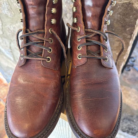 Grant Stone Diesel Boot in Seidel Walnut Bison