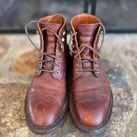 Grant Stone Diesel Boot in Seidel Walnut Bison