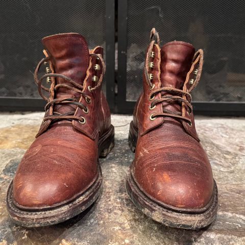 Grant Stone Diesel Boot in Seidel Walnut Bison