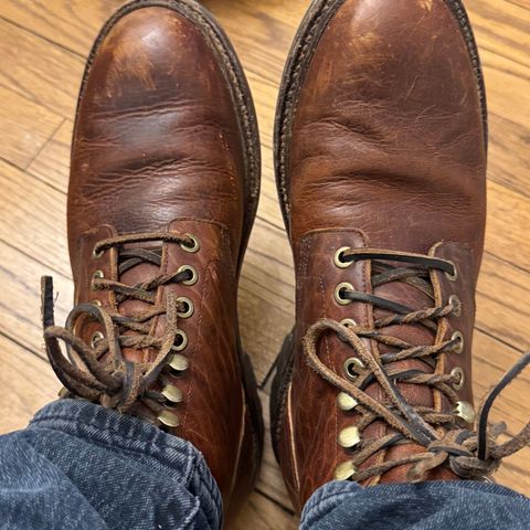 Grant Stone Diesel Boot in Seidel Walnut Bison