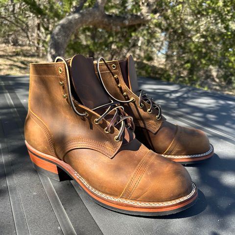 Nicks Charley in Horween Orange Predator