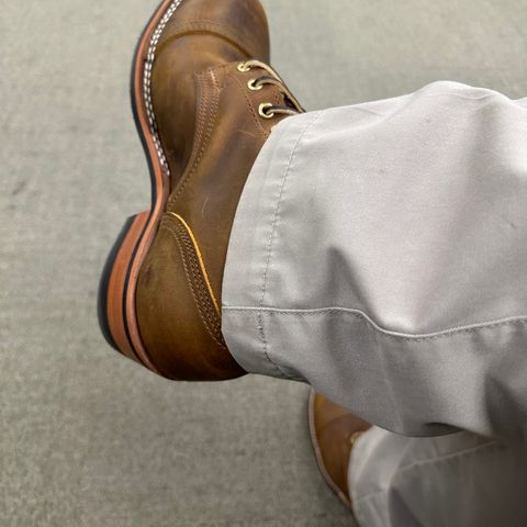 Nicks Charley in Horween Orange Predator