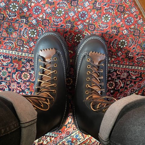 Wesco Jobmaster in Black Leather