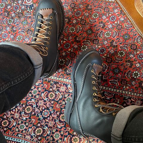 Wesco Jobmaster in Black Leather