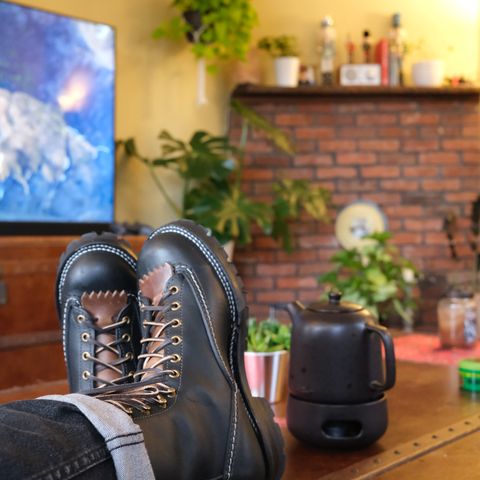 Wesco Jobmaster in Black Leather