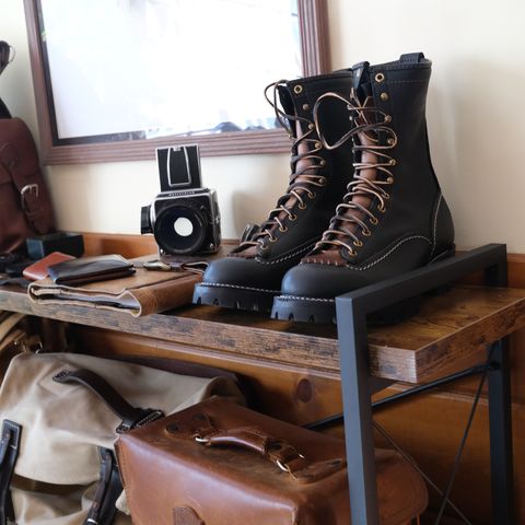 Wesco Jobmaster in Black Leather