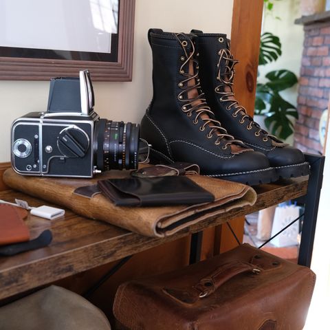 Wesco Jobmaster in Black Leather