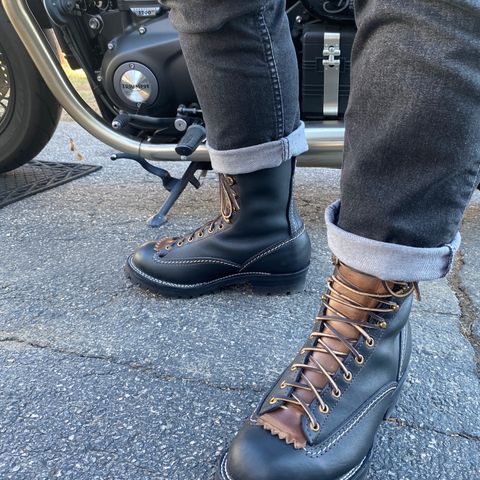 Wesco Jobmaster in Black Leather