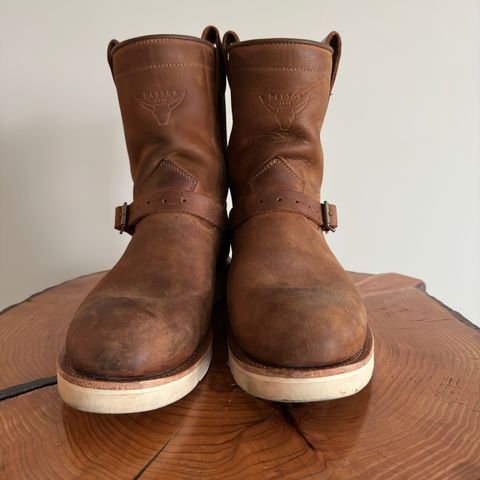 View photo of Dayton Boots Custom Model in Brown Oil Tan