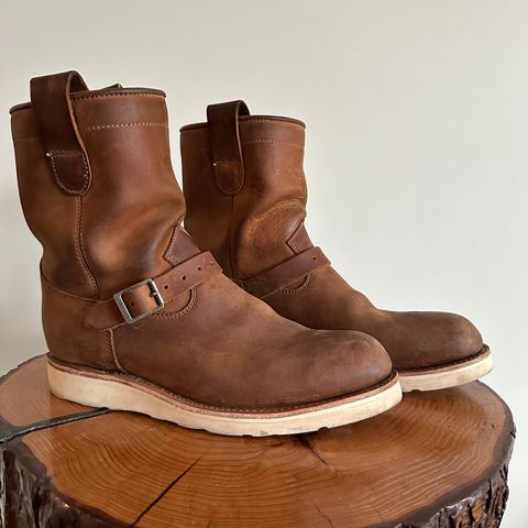 View photo of Dayton Boots Custom Model in Brown Oil Tan