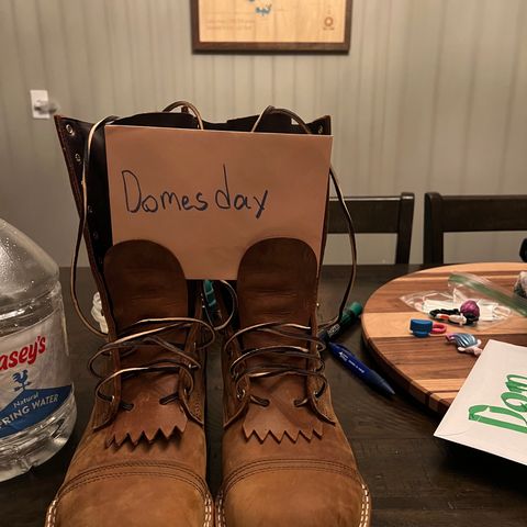 Nicks Lace Up Work in Seidel WeatherShield Brown