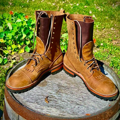 Nicks Lace Up Work in Seidel WeatherShield Brown