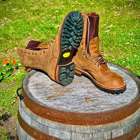 Nicks Lace Up Work in Seidel WeatherShield Brown