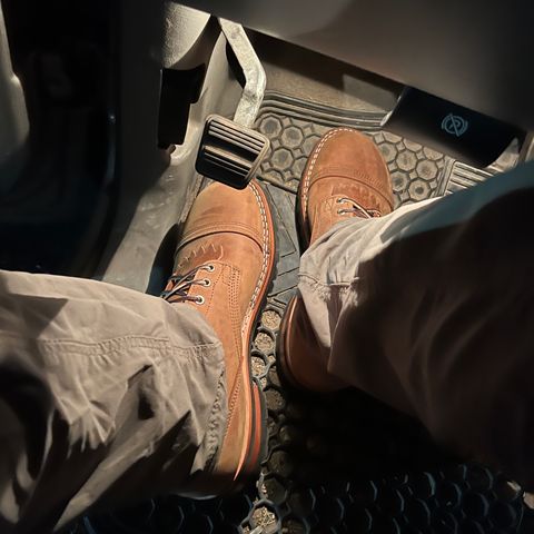 Nicks Lace Up Work in Seidel WeatherShield Brown