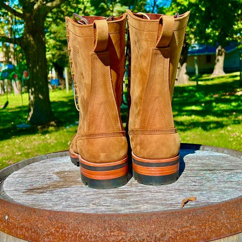 Nicks Lace Up Work in Seidel WeatherShield Brown