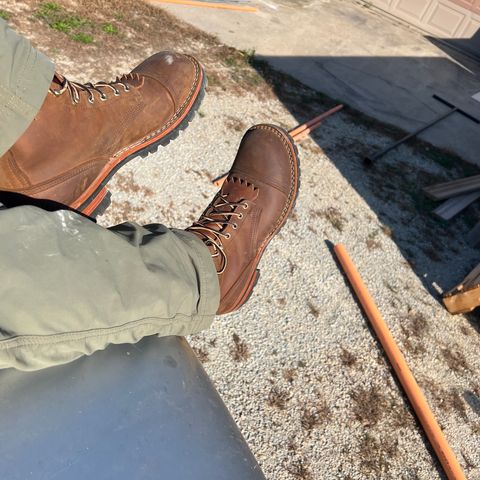 Nicks Lace Up Work in Seidel WeatherShield Brown