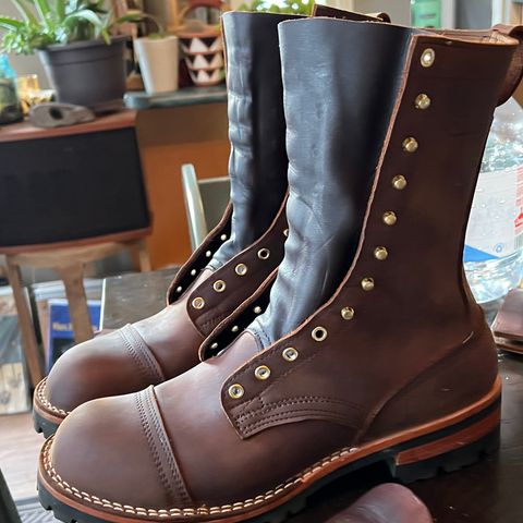 Nicks Lace Up Work in Seidel WeatherShield Brown