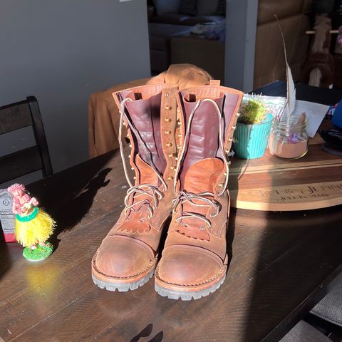 Nicks Lace Up Work in Seidel WeatherShield Brown