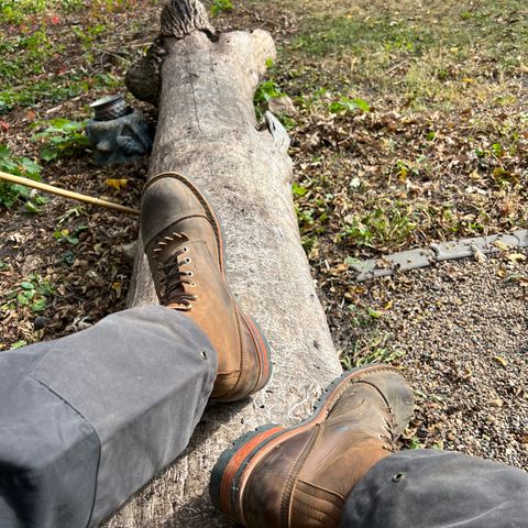 Nicks Lace Up Work in Seidel WeatherShield Brown