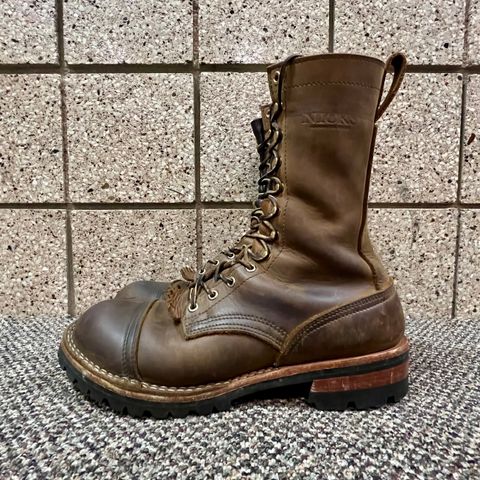 Nicks Lace Up Work in Seidel WeatherShield Brown