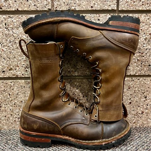 Nicks Lace Up Work in Seidel WeatherShield Brown