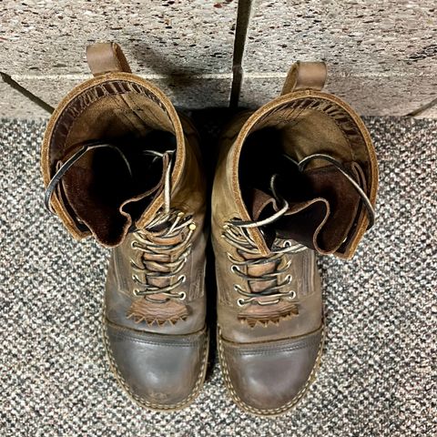 Nicks Lace Up Work in Seidel WeatherShield Brown