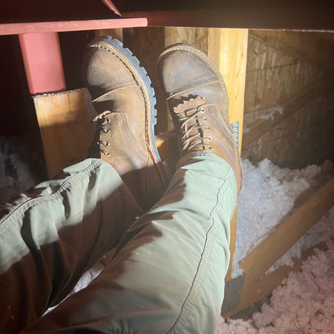 Nicks Lace Up Work in Seidel WeatherShield Brown