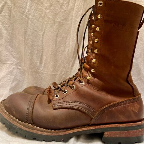 Nicks Lace Up Work in Seidel WeatherShield Brown