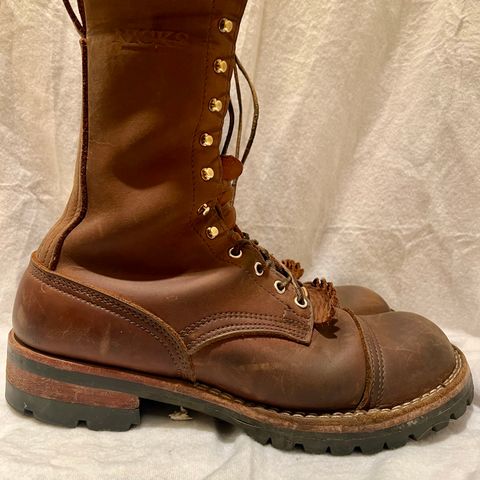 Nicks Lace Up Work in Seidel WeatherShield Brown