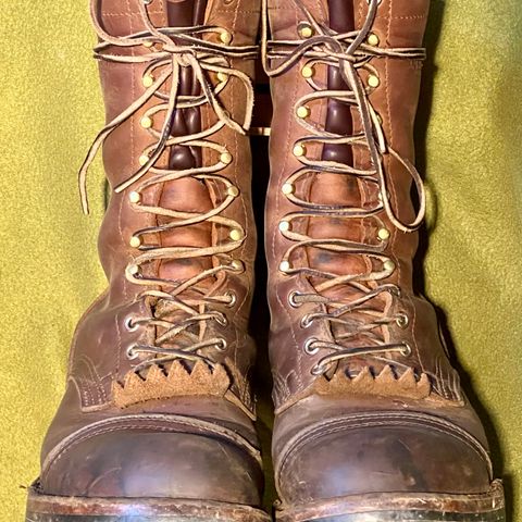 Nicks Lace Up Work in Seidel WeatherShield Brown
