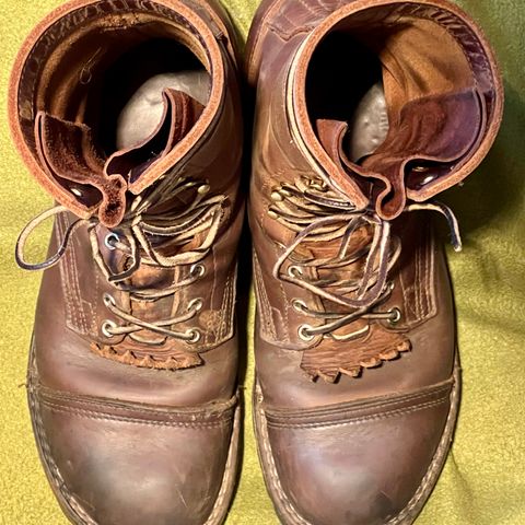 Nicks Lace Up Work in Seidel WeatherShield Brown
