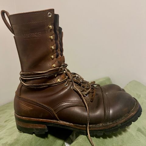 Nicks Lace Up Work in Seidel WeatherShield Brown