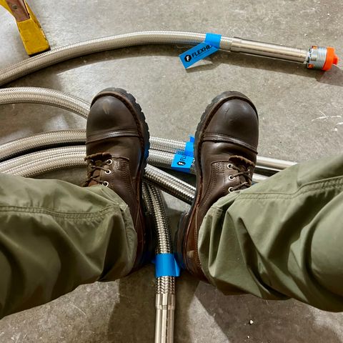 Nicks Lace Up Work in Seidel WeatherShield Brown