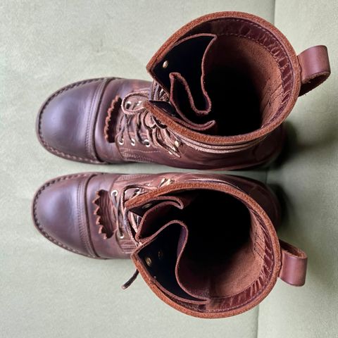 Nicks Lace Up Work in Seidel WeatherShield Brown