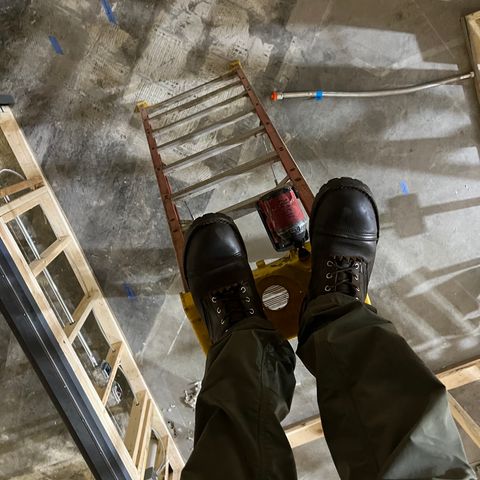 Nicks Lace Up Work in Seidel WeatherShield Brown