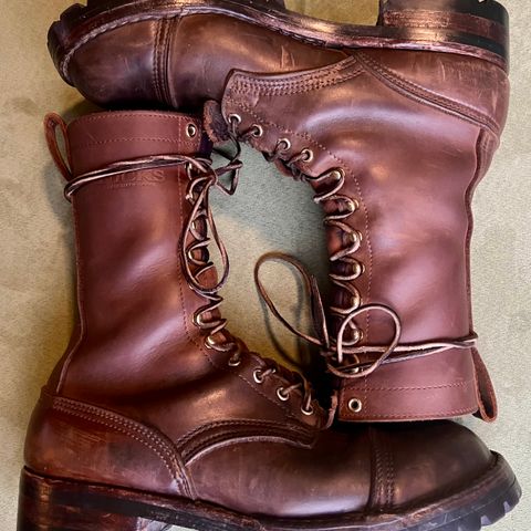 Nicks Lace Up Work in Seidel WeatherShield Brown