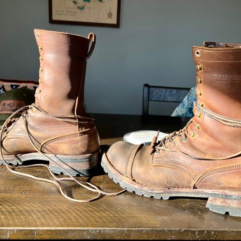 Nicks Lace Up Work in Seidel WeatherShield Brown
