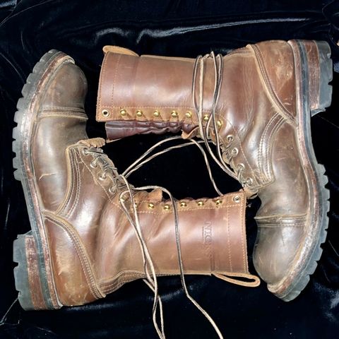 Nicks Lace Up Work in Seidel WeatherShield Brown