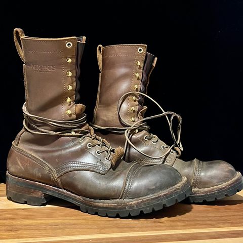 Nicks Lace Up Work in Seidel WeatherShield Brown