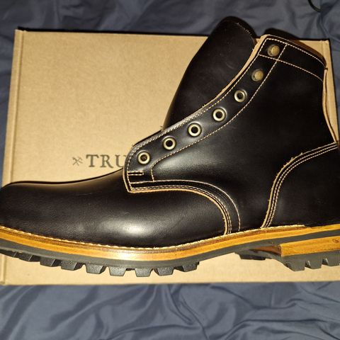 Truman Plain Toe Boot in Seidel Black Double Shot