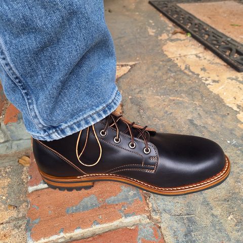 Truman Plain Toe Boot in Seidel Black Double Shot