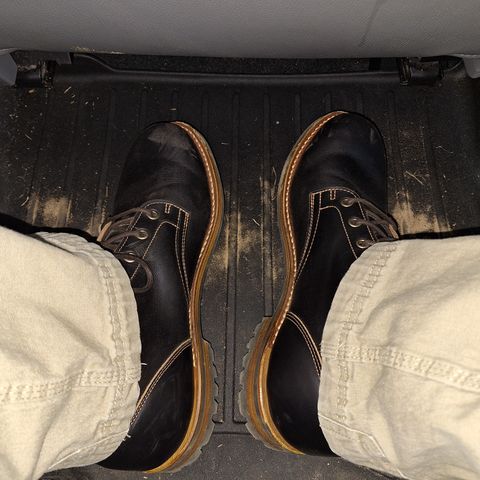 Truman Plain Toe Boot in Seidel Black Double Shot