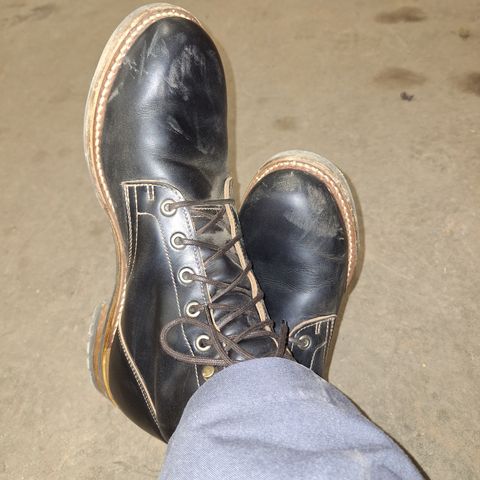 Truman Plain Toe Boot in Seidel Black Double Shot