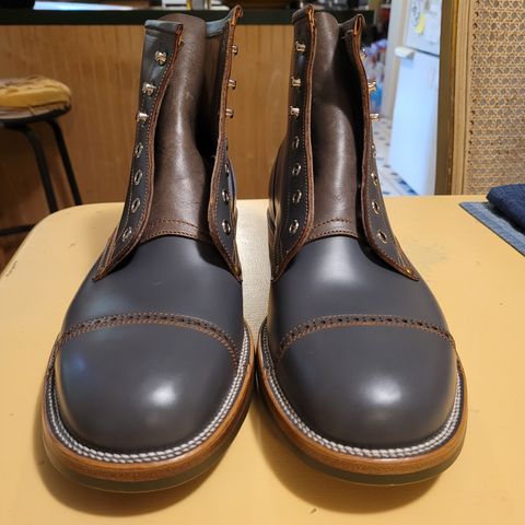 Iron Boots The Chosen One in Maryam Grigio Shell Cordovan