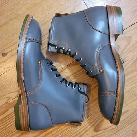 Iron Boots The Chosen One in Maryam Grigio Shell Cordovan