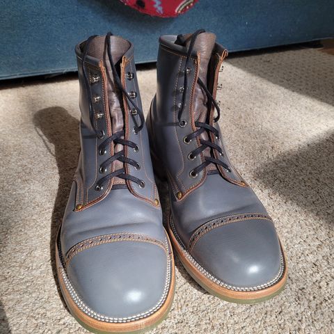 Iron Boots The Chosen One in Maryam Grigio Shell Cordovan