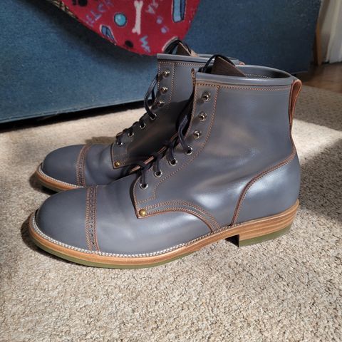 Iron Boots The Chosen One in Maryam Grigio Shell Cordovan